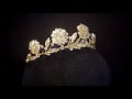 Another look at the Golden Strathmore Rose tiara replica
