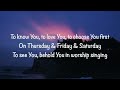 SEU Worship - Monday Morning Faith (Studio Version) (with lyrics)(2023)