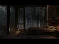 Experience a Heavy Rainy Night in the Forest| Relaxing Rain Sounds Sleep Now | Nature's Sleep Music