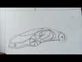 Futuristic Car Avtr Drawing || Drawing 'AVATAR' #Cars#Mercedes