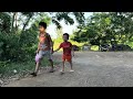 Daily life of two orphans collecting bottles, scraps and selling fruit to buy food to make a living