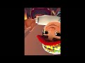 Jake getting bonked in subway surfers for a solid 20 seconds
