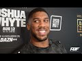 ANTHONY JOSHUA WATCHED ERROL SPENCE JR TRAIN FOR TERENCE CRAWFORD, GIVES HIS VIEW ON THE FIGHT