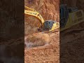 pulling a huge rock with sumitomo350