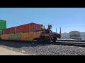 Port Stack is coming out of the Cajon Pass. BNSF  8208 leading. #thatcurveguy #cajonpass