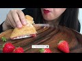 ASMR | STRAWBERRY + WHIPPED CREAM SANDWICH