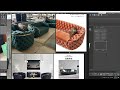 3DS Max Modeling Practices | 2023新款意式轻奢沙发美式客厅设计师款天鹅绒磨砂布欧式拉扣沙发 | Piano&Rain | Part 1