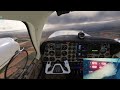 Vista a paneles saitek ✈️ Voghera - Lodrino✈️ Baron G58 analog cold and dark. FS2020