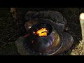 Solo Camping and Bushcraft in the Wilderness