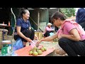 Harvesting sour mangoes goes to the market sell - Sweet and sour mango salad recipe | Ly Thi Tam
