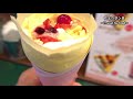 最高のクレープ職人の手捌き,ブルーベリークレープ, Japanese Street Food, creamy crepe compilation, 크레페, 크레이프, クレープドココリコ