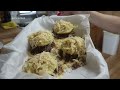 Making patties with pineapple & cheese