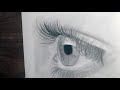 Realistic Pencil Drawing of an Eye! Time-lapse