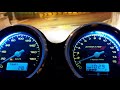 HONDA 2004 CB400 V3 0 -165km 1～4gear 時速與轉速測試